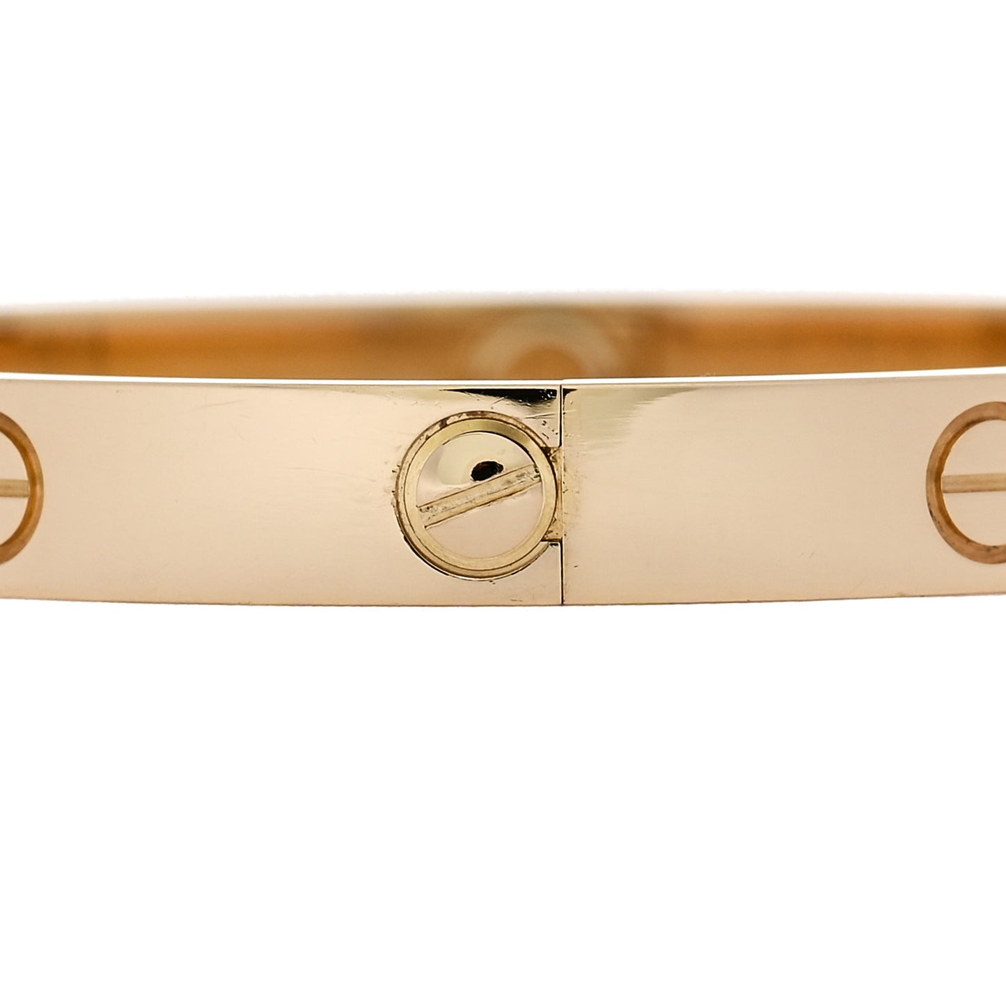 18K Yellow Gold LOVE Bracelet 17