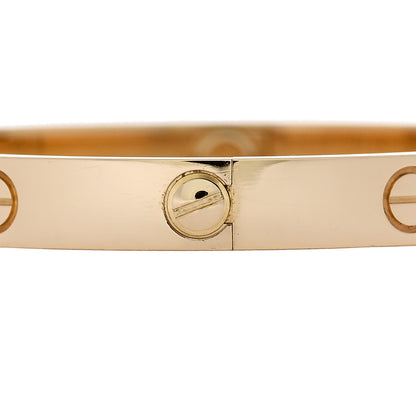 Cartier 18K Yellow Gold LOVE Bracelet 17 5 of 8