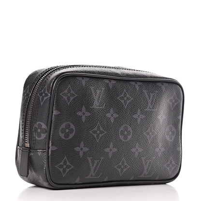 Louis Vuitton Monogram Eclipse Toilet Pouch PM 3 of 8