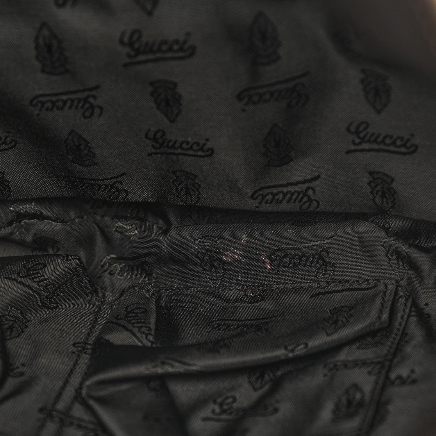 Gucci Crystal Monogram Small Hysteria Tote Dark Brown 12 of 12