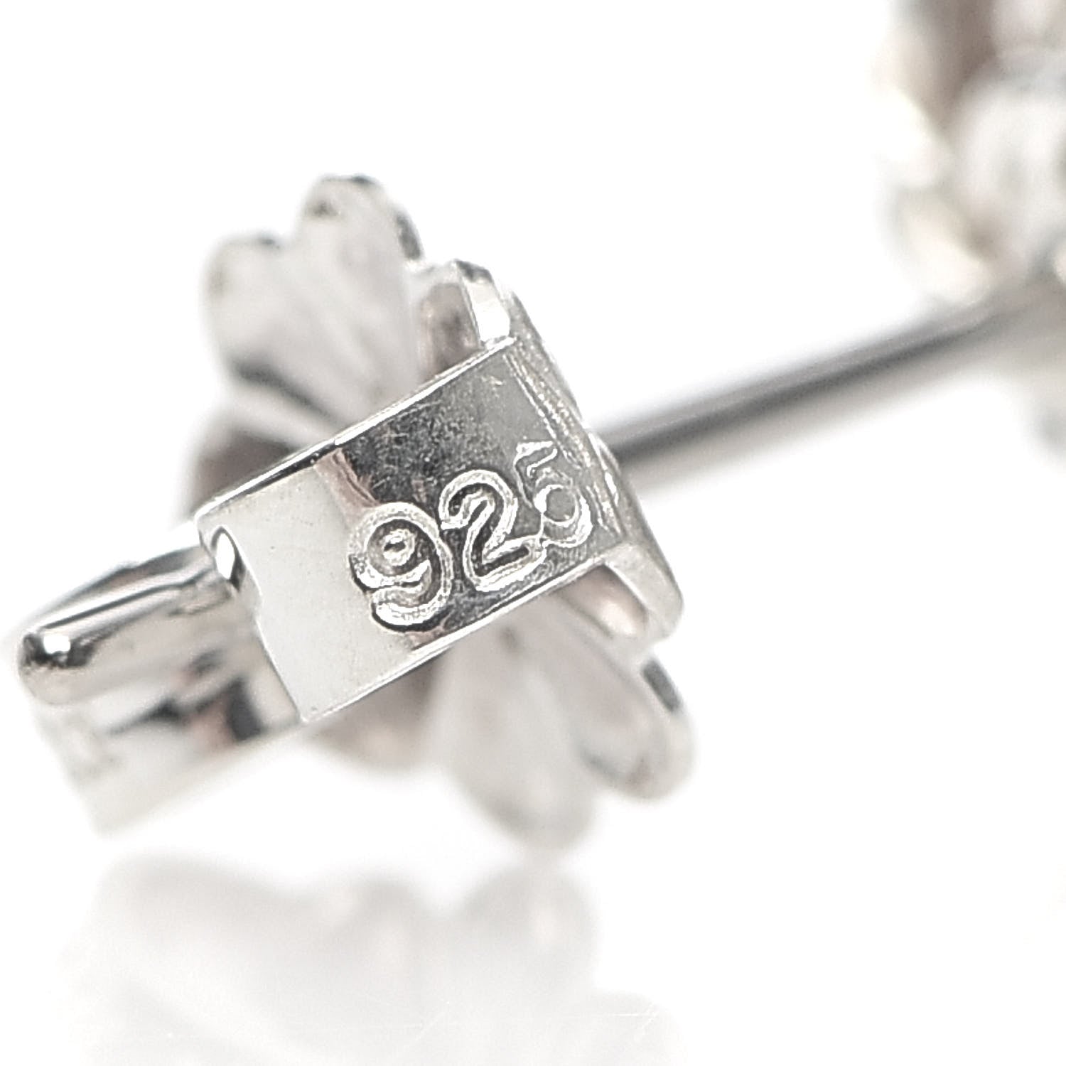 Tiffany Sterling Silver Twist Knot Earrings 5 of 5