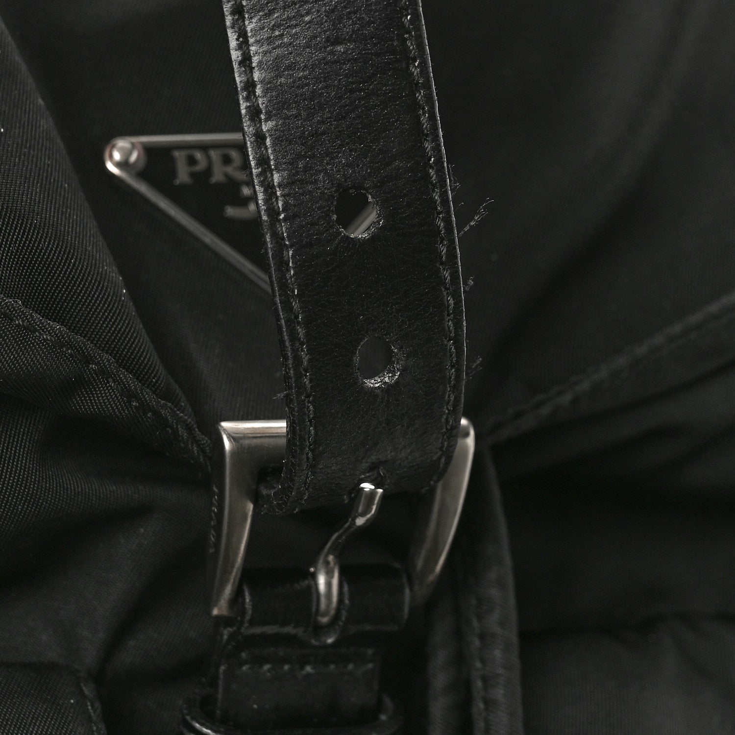 Prada Tessuto Nylon Vela Medium Backpack Black 11 of 13