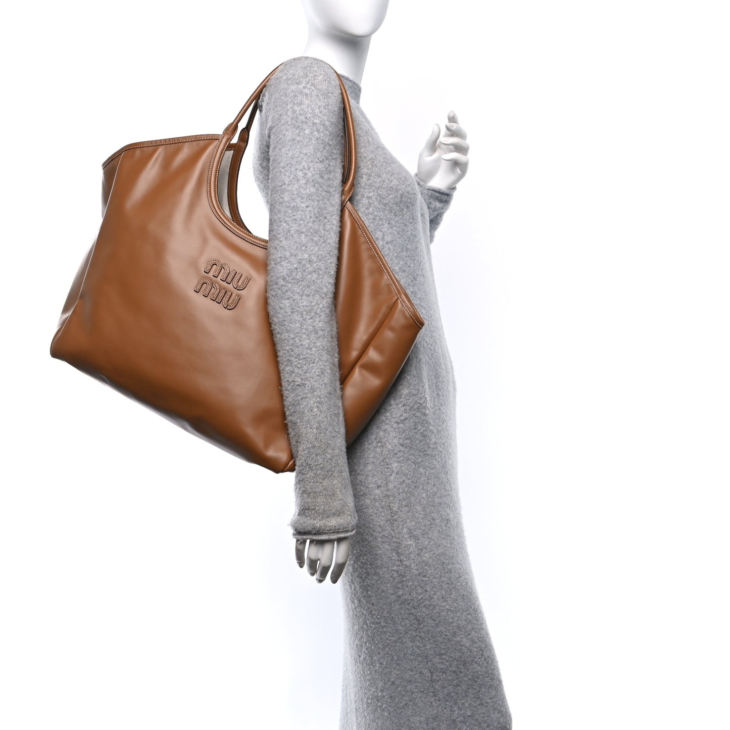 Nappa Large Ivy Tote Bag Cognac