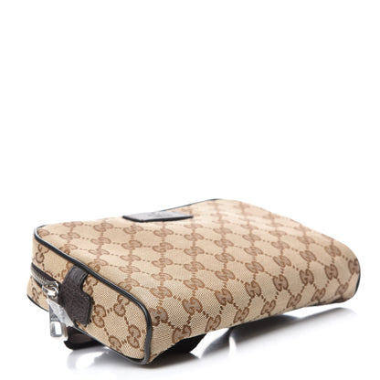 Gucci Monogram Belt Bag Dark Brown 4 of 10
