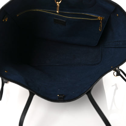 Louis Vuitton Empreinte Monogram Giant Neverfull MM Black 5 of 9