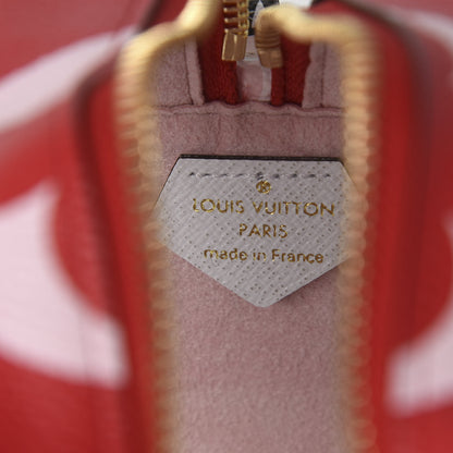 Louis Vuitton Monogram Giant Beach Pouch Rouge 5 of 10