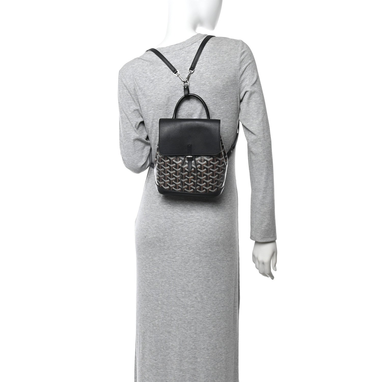 Goyard Goyardine Calfskin Mini Alpin Backpack Black 2 of 9