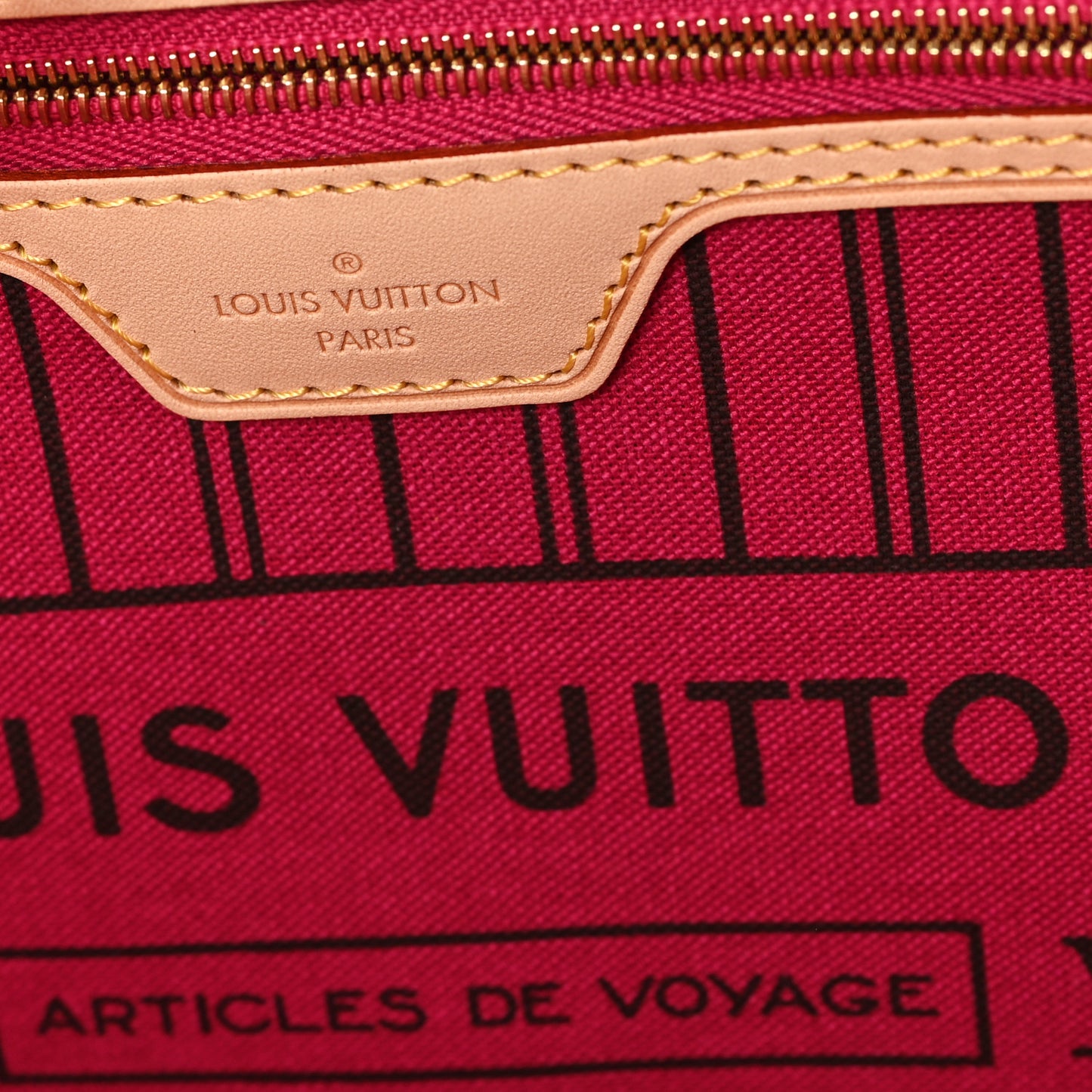 Monogram Saint Barth V Neverfull MM Hot Pink