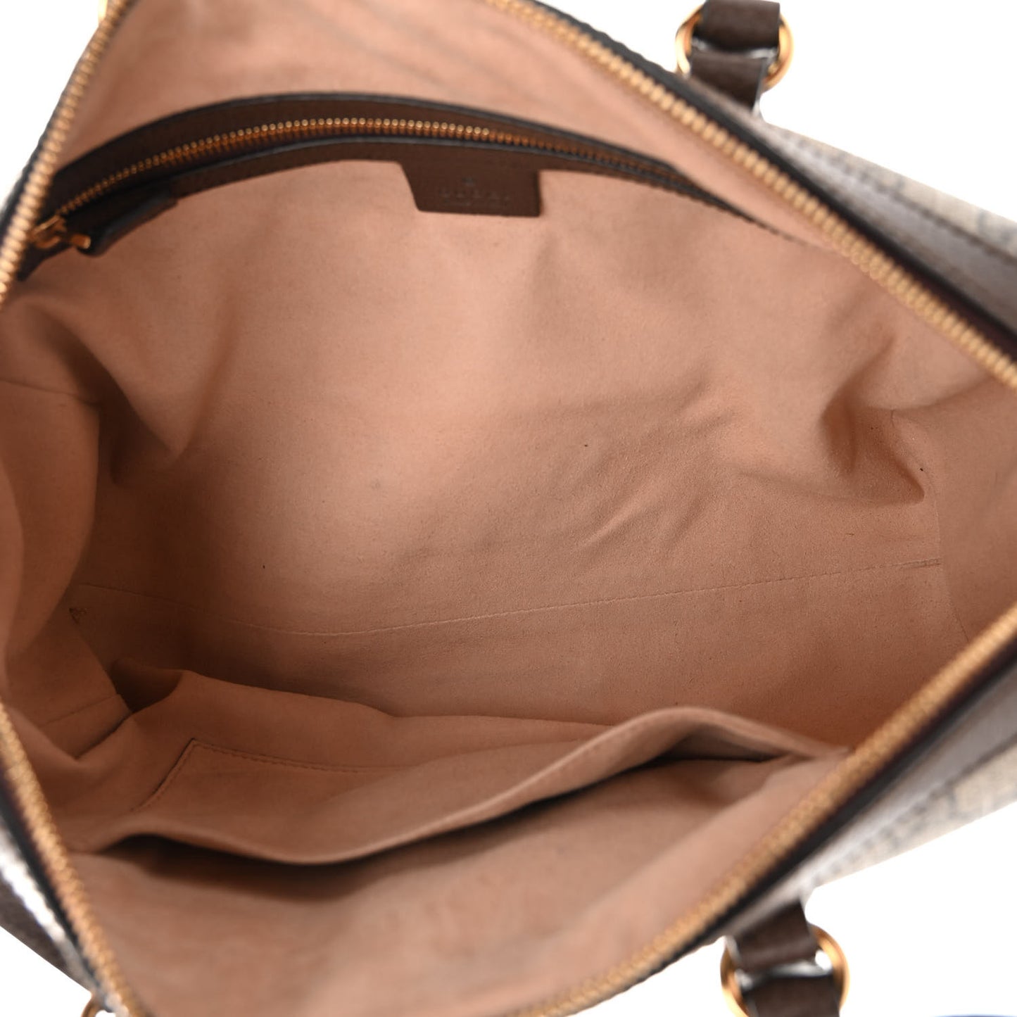 GG Supreme Monogram Textured Dollar Calfskin Web Medium Ophidia Boston Beige Ebony New Acero