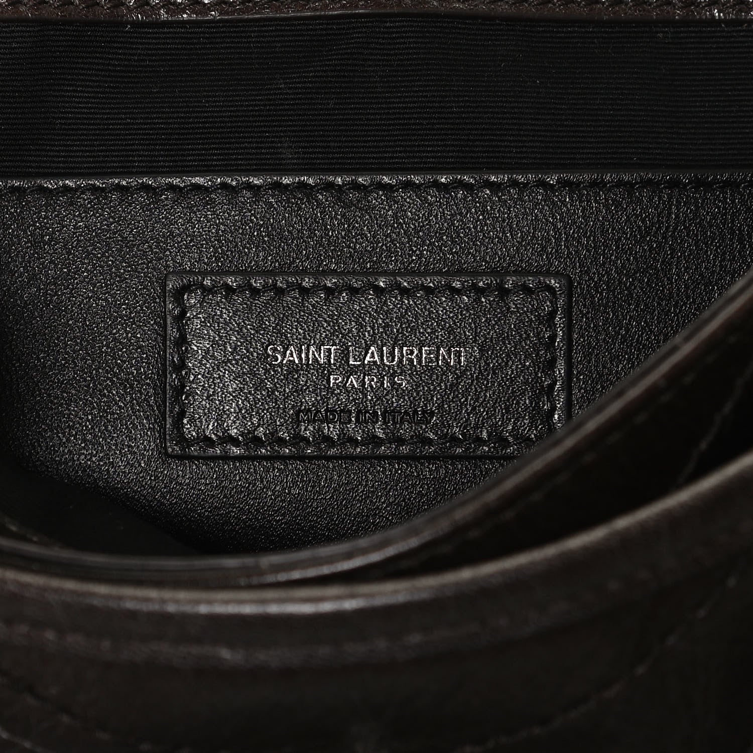 Saint Laurent Crinkled Calfskin Matelasse Monogram Baby Niki Chain Satchel Tulip 6 of 11