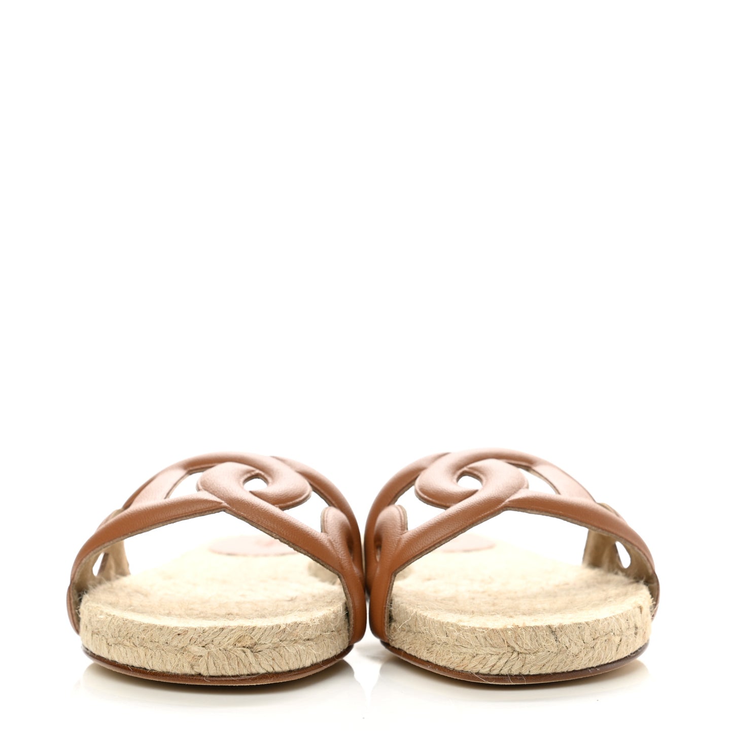 Nappa Famosa Espadrille Sandals 36 Naturel