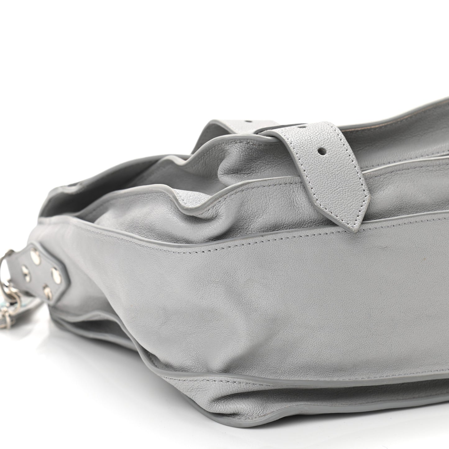 Lambskin Medium PS1 Satchel Dove Grey