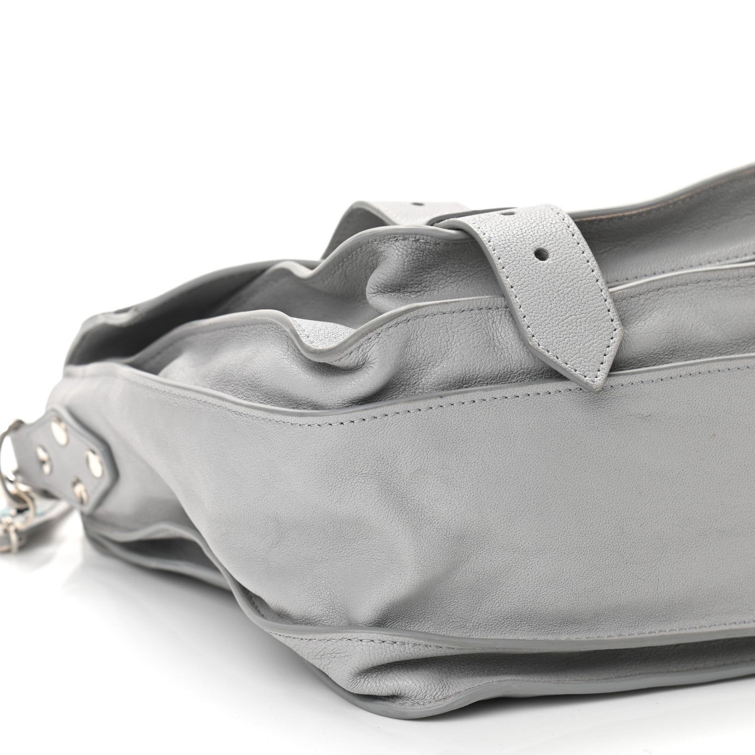 Proenza Schouler Lambskin Medium PS1 Satchel Dove Grey 9 of 10