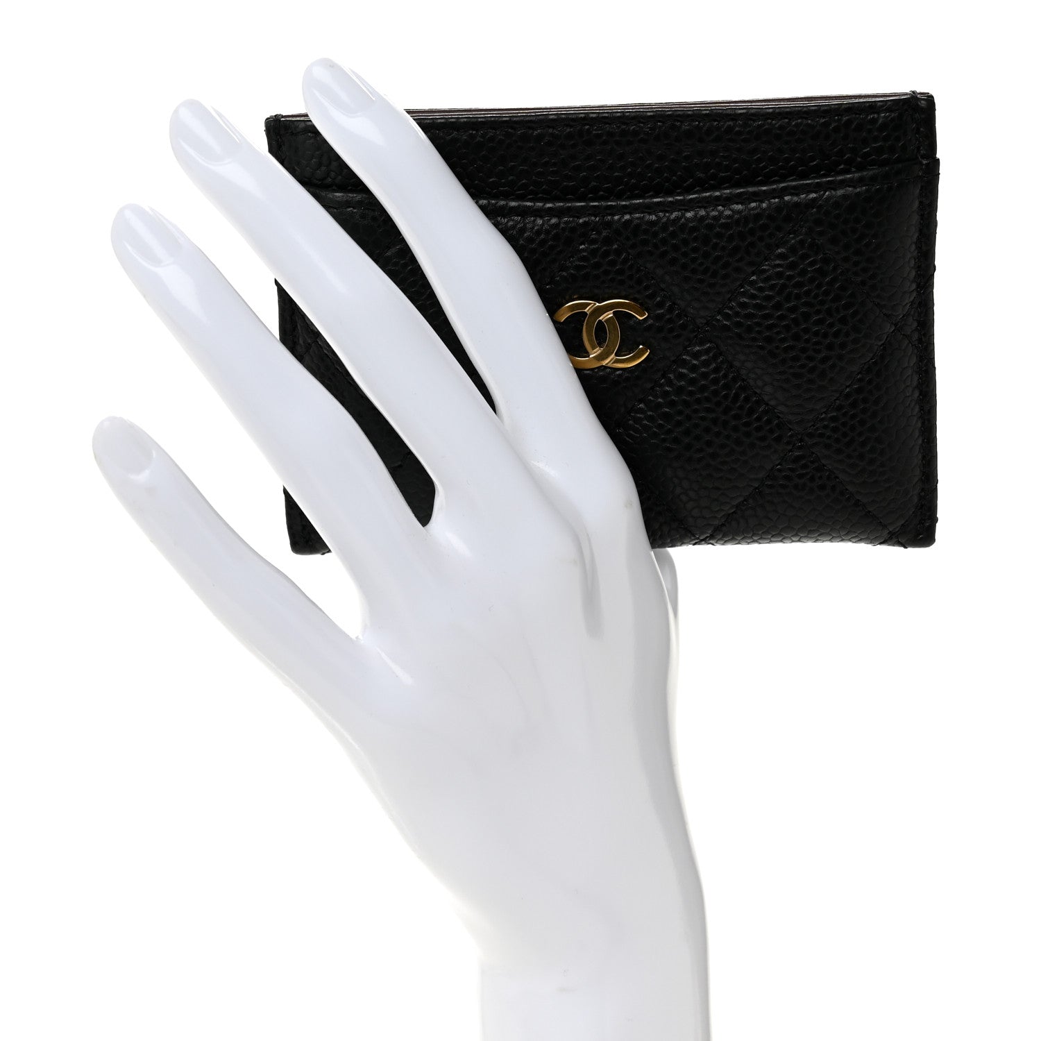 Chanel Caviar Quilted Card Holder Black 2 of 9