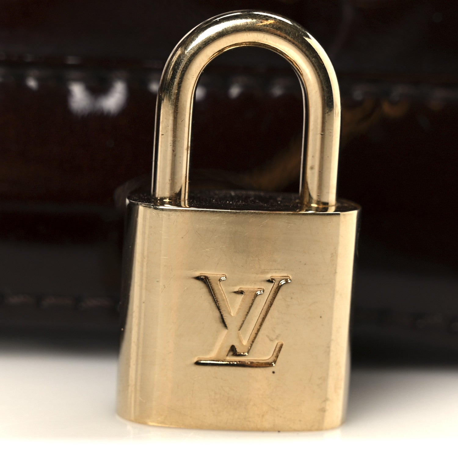 Louis Vuitton Vernis Alma BB Amarante 9 of 12