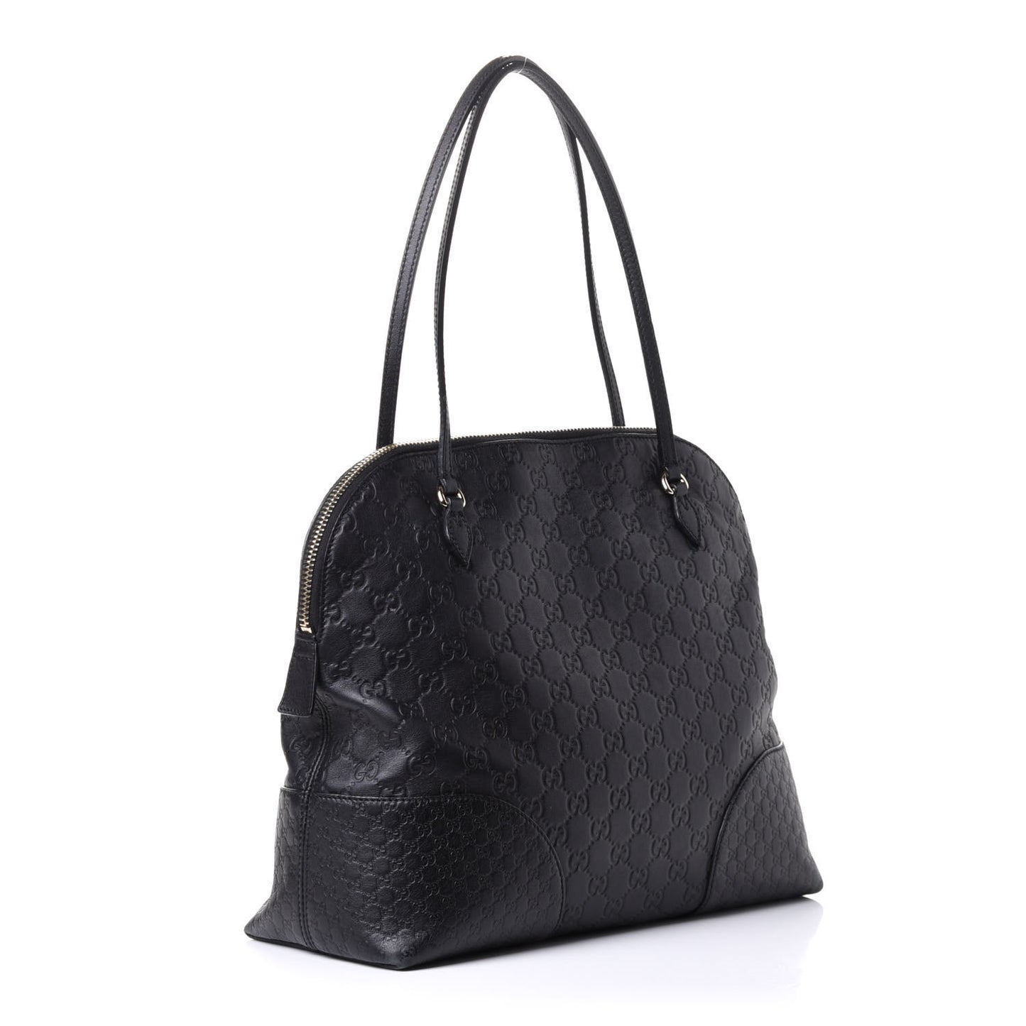 Guccissima Medium Bree Shoulder Bag Black