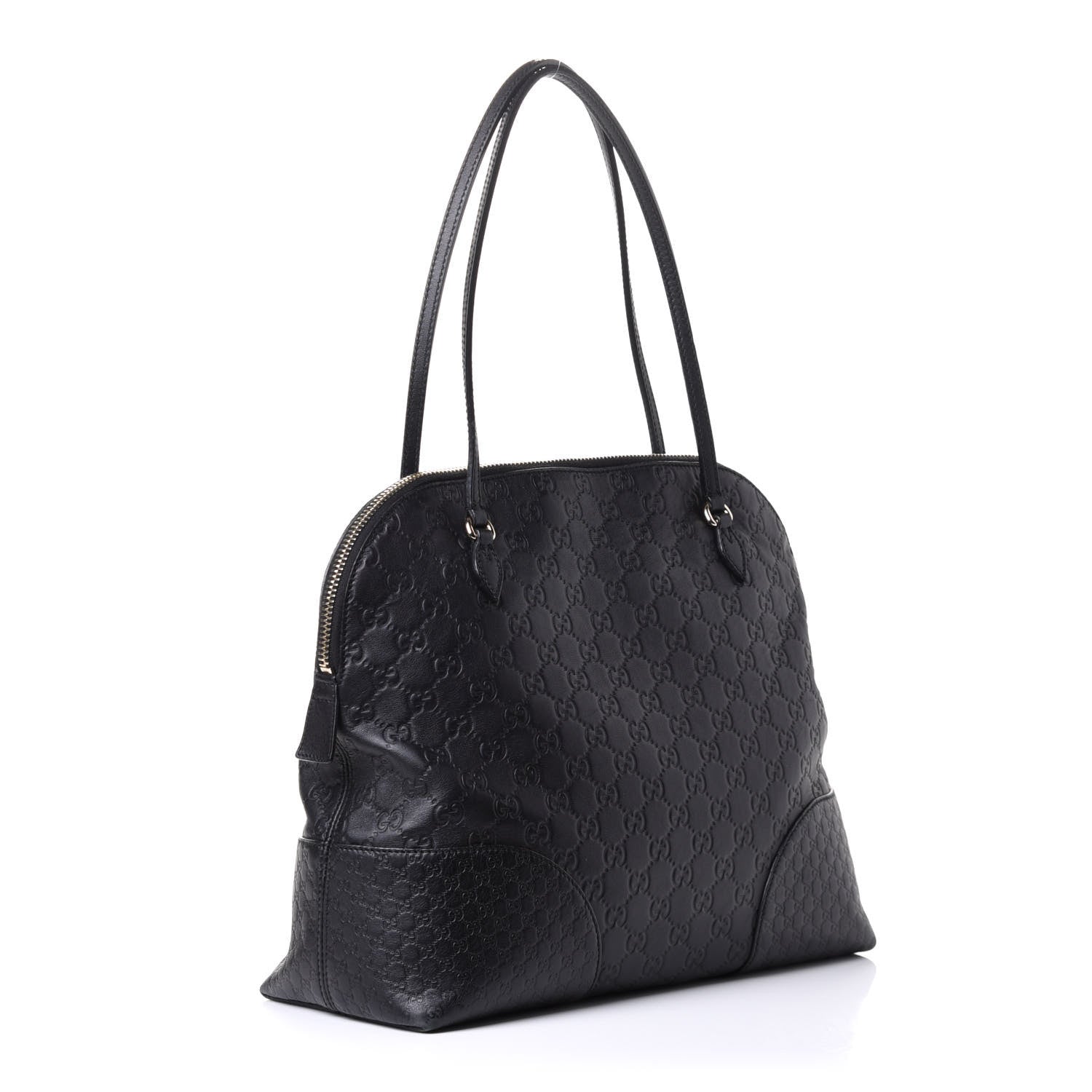 Gucci Guccissima Medium Bree Shoulder Bag Black 2 of 5
