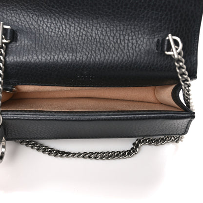 Gucci Calfskin Super Mini Dionysus Shoulder Bag Black 5 of 9