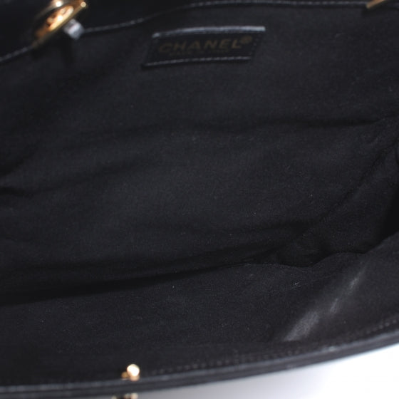 Canvas Coco Shopping Tote Black