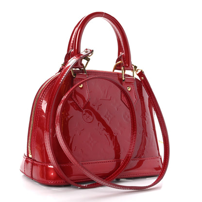 Louis Vuitton Vernis Alma BB Cherry 3 of 8