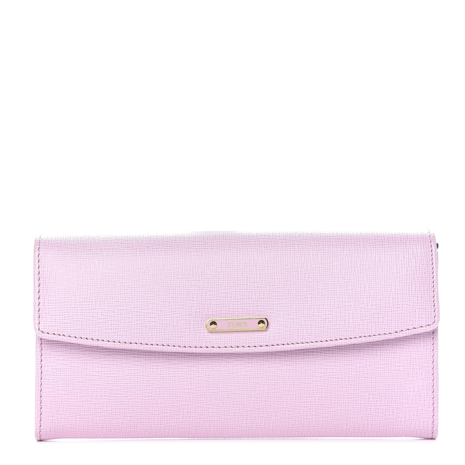 Fendi Vitello Elite Bi-Color Simply Continental Wallet Lavanda Cobalt 1 of 7