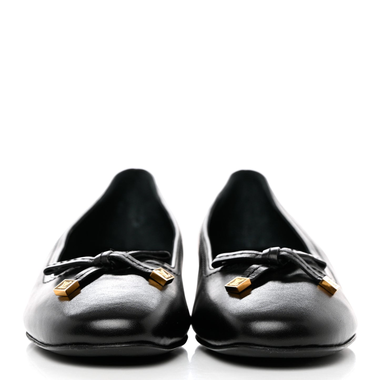 Calfskin Uniformes Ballet Flats 36 Black