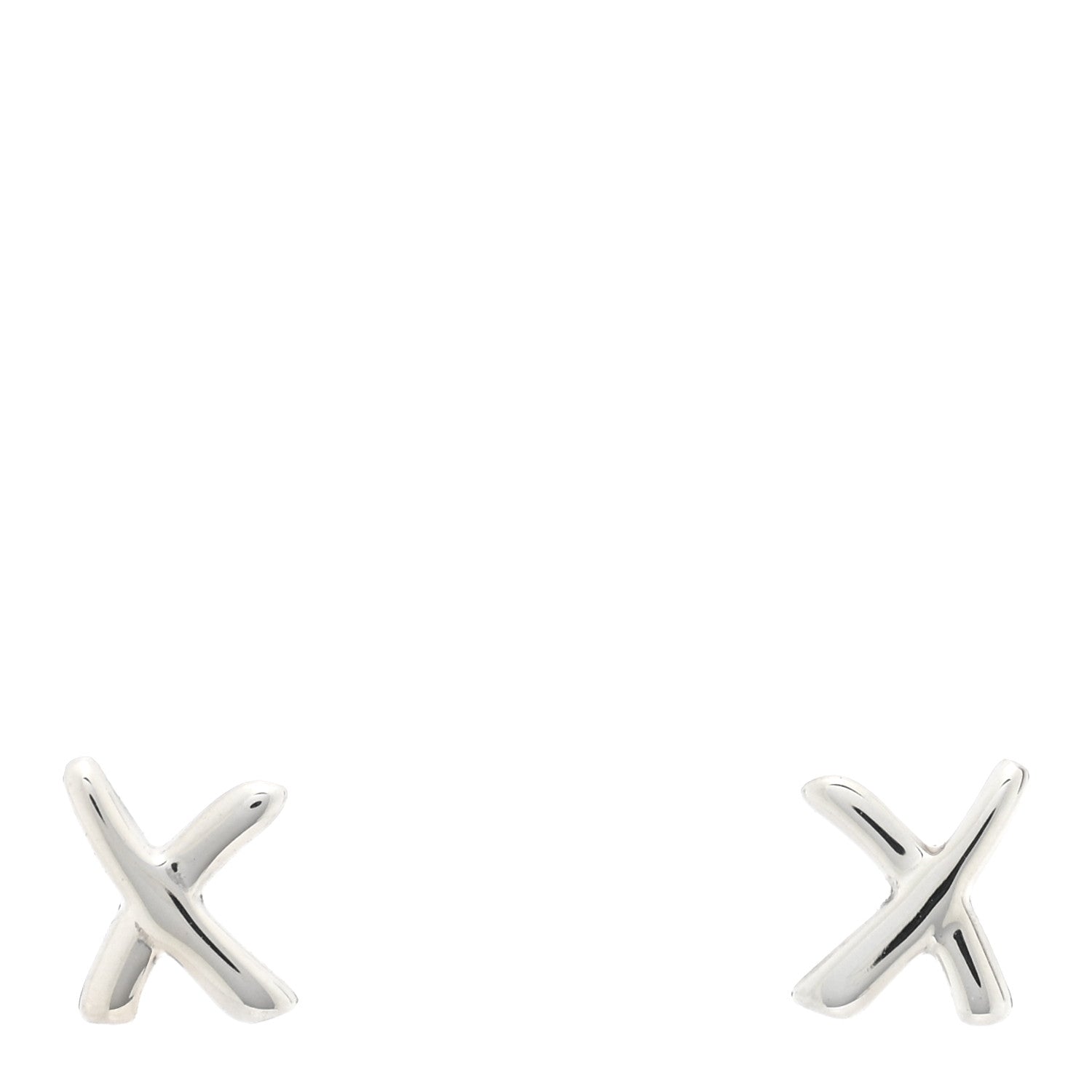 Tiffany Sterling Silver Mini Paloma Picasso Graffiti X Stud Earrings 1 of 4