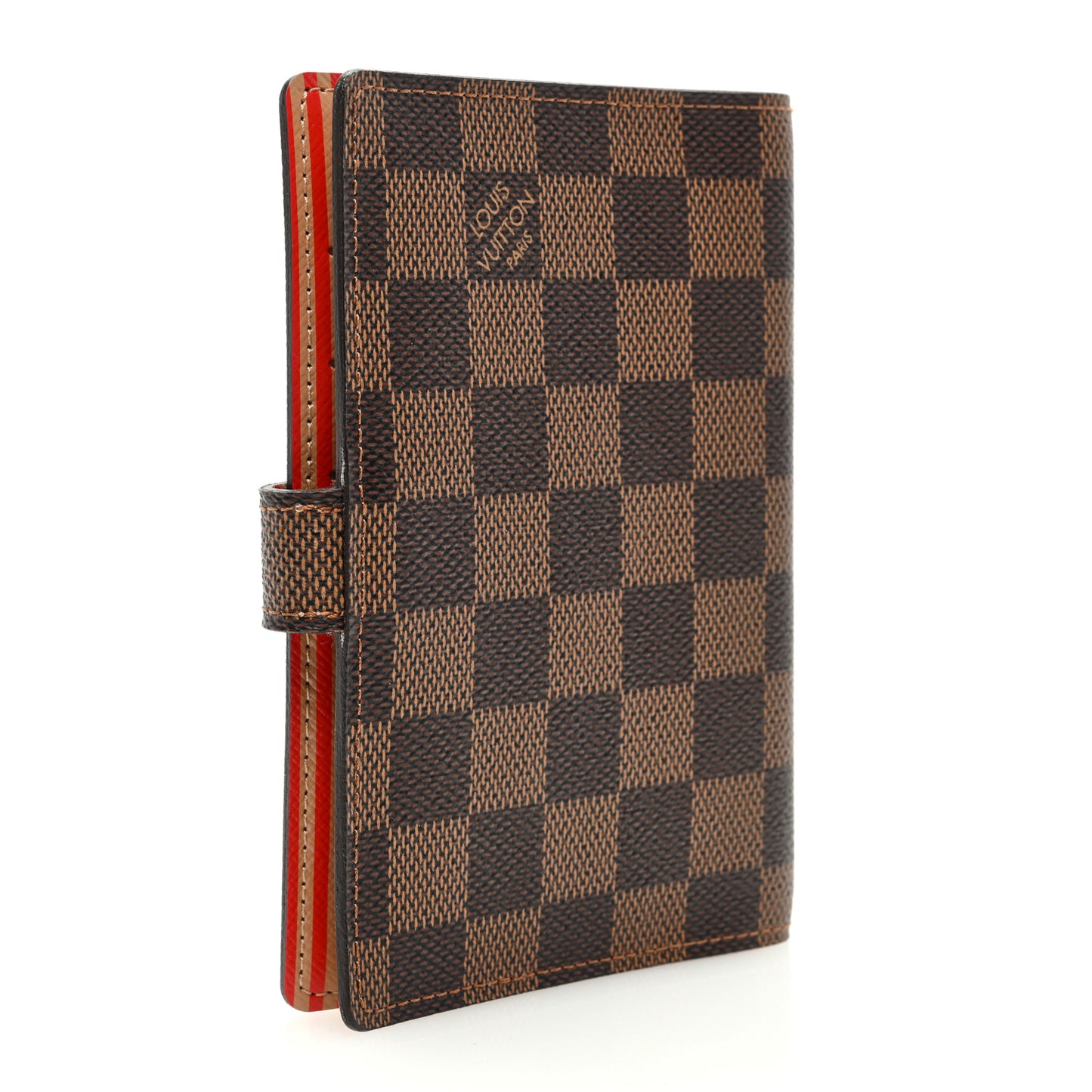 LOUIS VUITTON Damier Ebene Trunks and Bags Small Ring Agenda