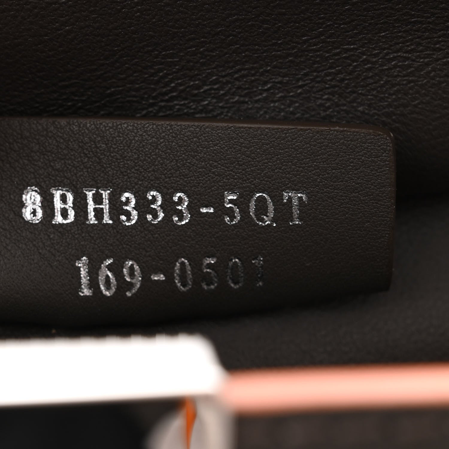 Fendi Vitello Dolce Mini 3jours Tote Carbone 7 of 11