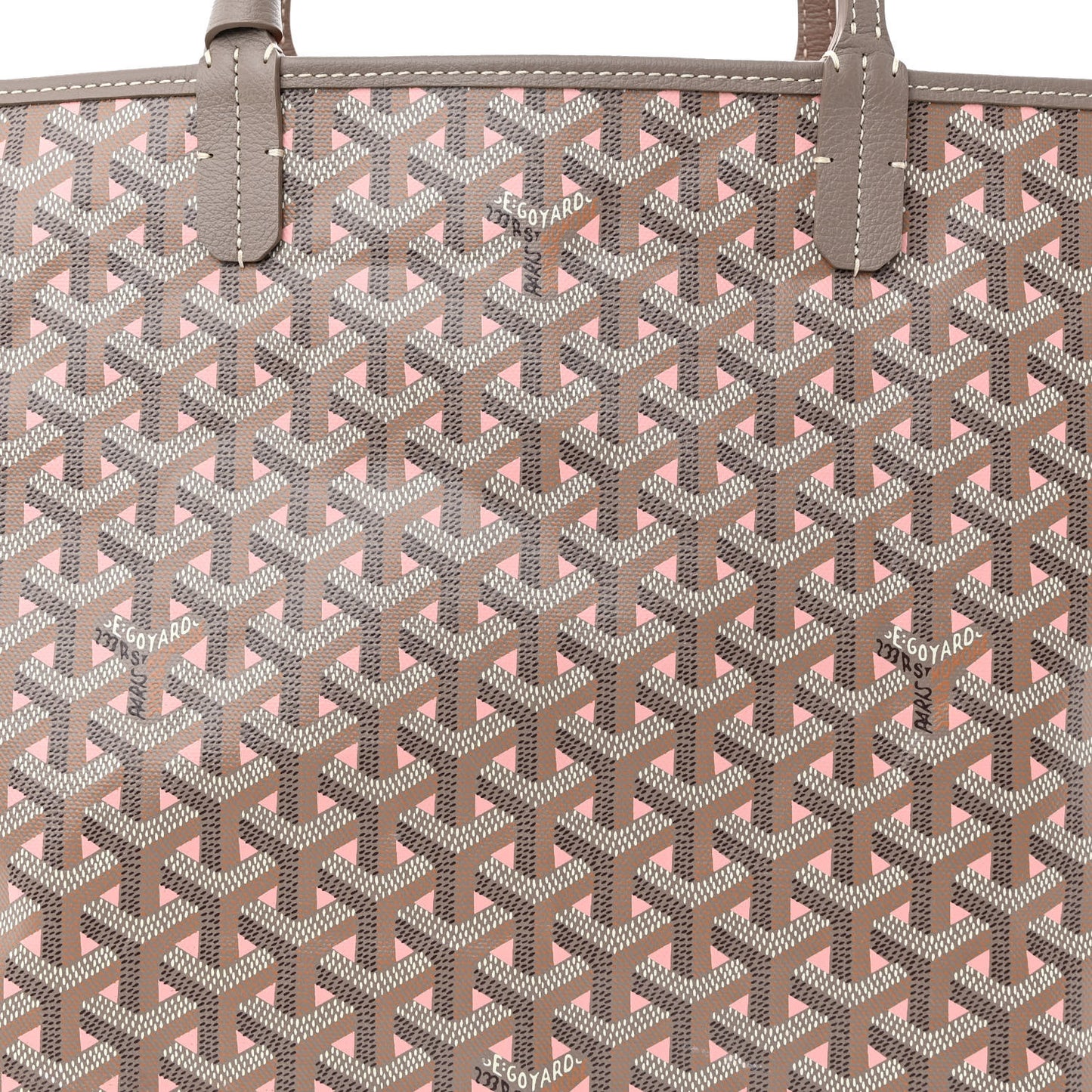 Goyardine Saint Louis Claire Voie PM Grege Powder Pink