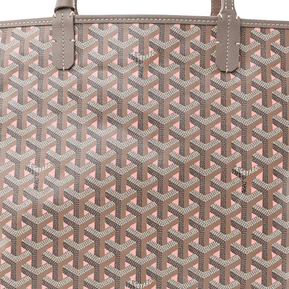 Goyard Goyardine Saint Louis Claire Voie PM Grege Powder Pink 10 of 12