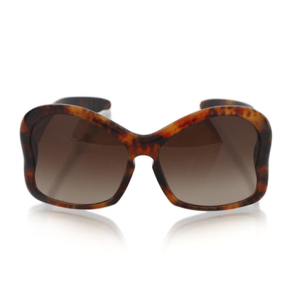 Prada Tortoise Shell Butterfly Sunglasses SPR 18I 4 of 9