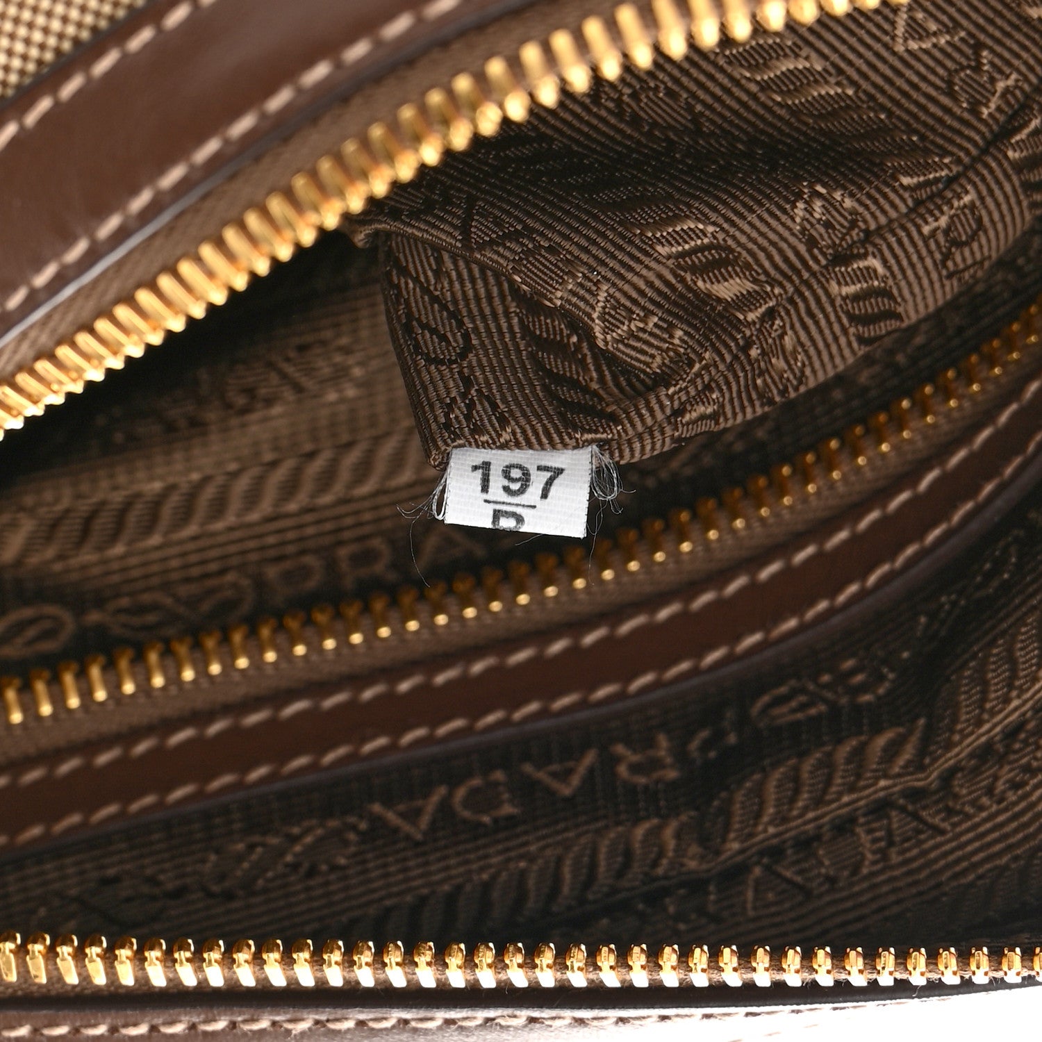 Prada Jacquard Logo Camera Bag Corda Bruciato 8 of 13