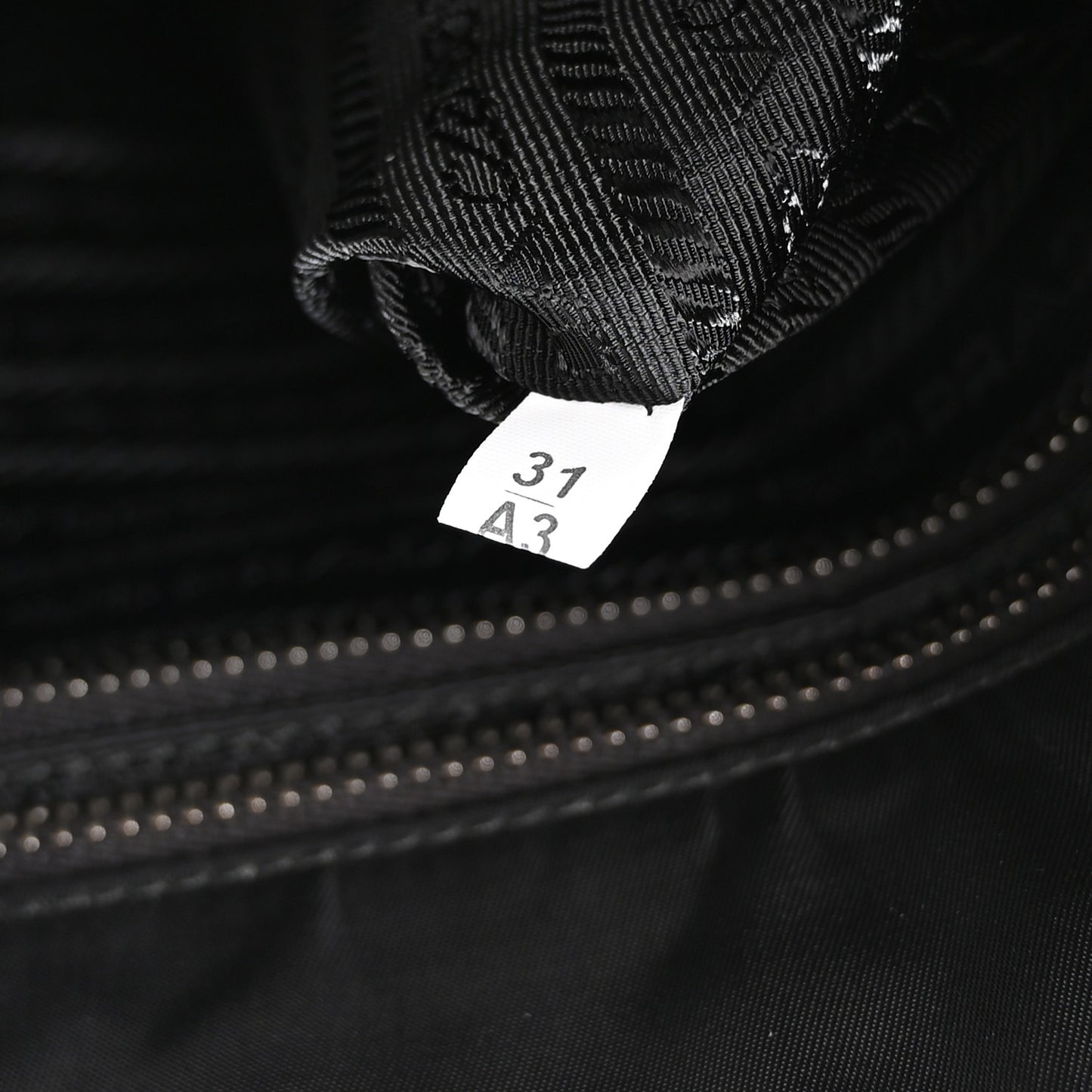Tessuto Nylon Vela Diaper Bag Black