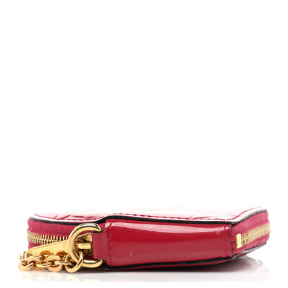 Louis Vuitton Vernis Heart Coin Purse Rose Indien 3 of 12