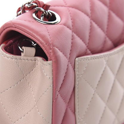 Chanel Lambskin Quilted Valentine Charms Tri-Color Mini Rectangular Flap Pink 14 of 15