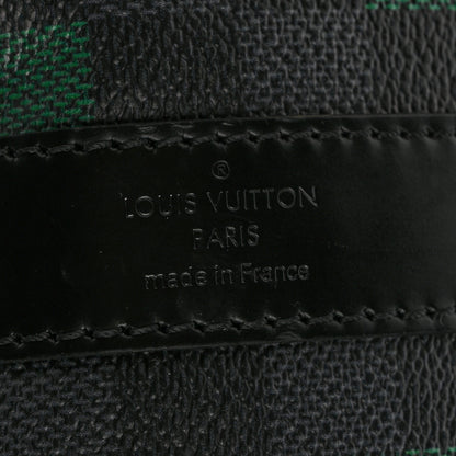 Louis Vuitton Damier Graphite Pixel Keepall Bandouliere 50 Vert 5 of 17