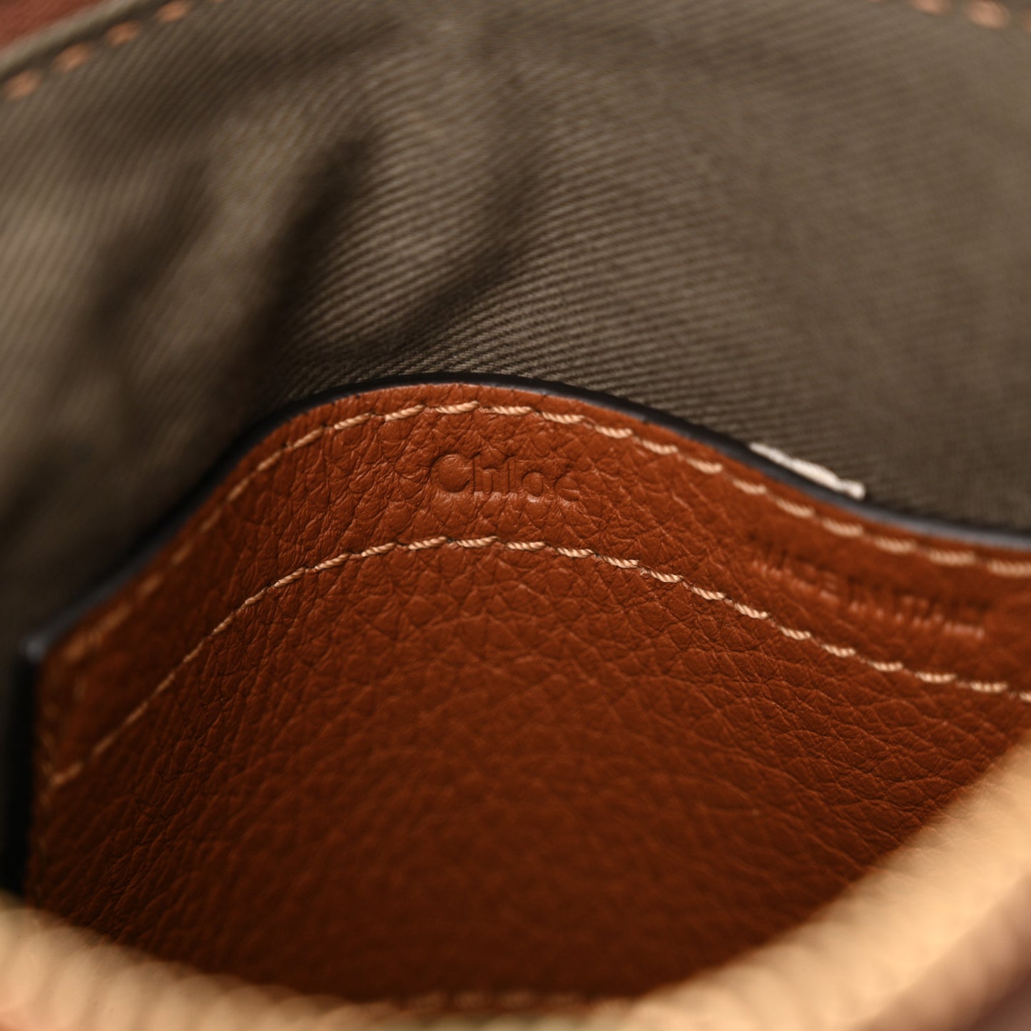 Calfskin Mini Marcie Satchel Tan