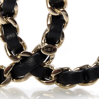 Chanel Lambskin Chain CC Brooch Black Gold 4 of 6