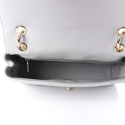 Chanel Caviar Quilted City Walk Flap Light Grey 5 of 11