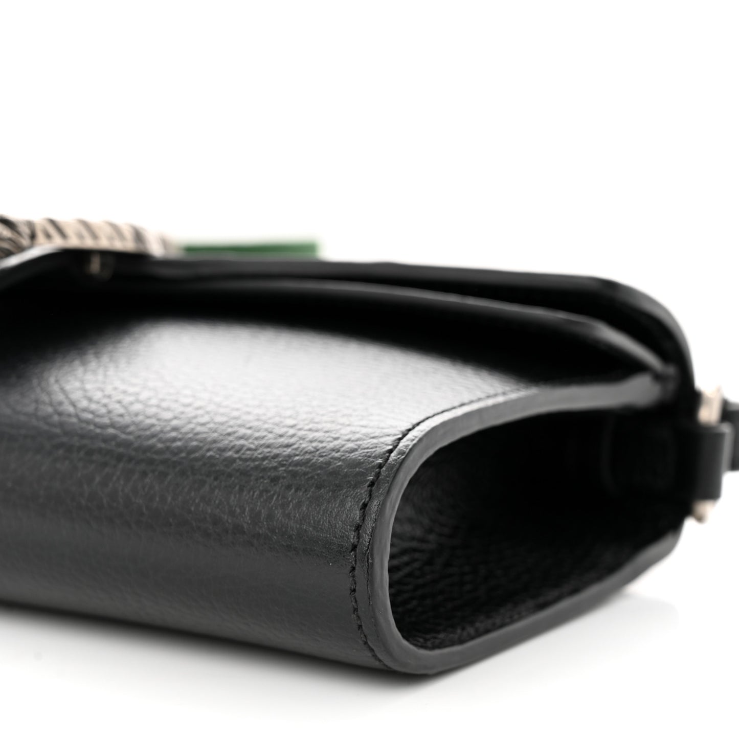 Dollar Calfskin Web Small Dionysus Crossbody Bag Black