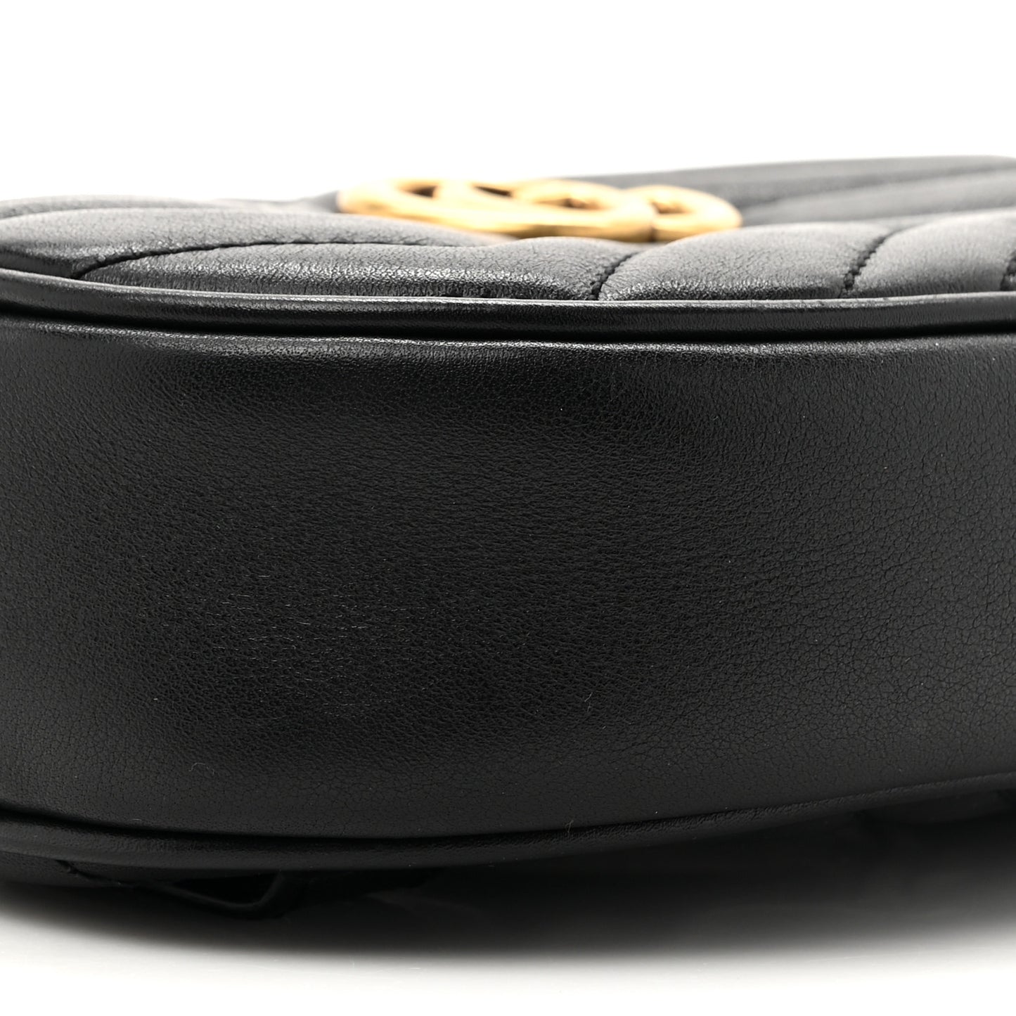 Calfskin Matelasse GG Marmont Belt Bag 95 38 Black