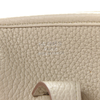 Hermes Taurillon Clemence Evelyne III PM Craie 5 of 8