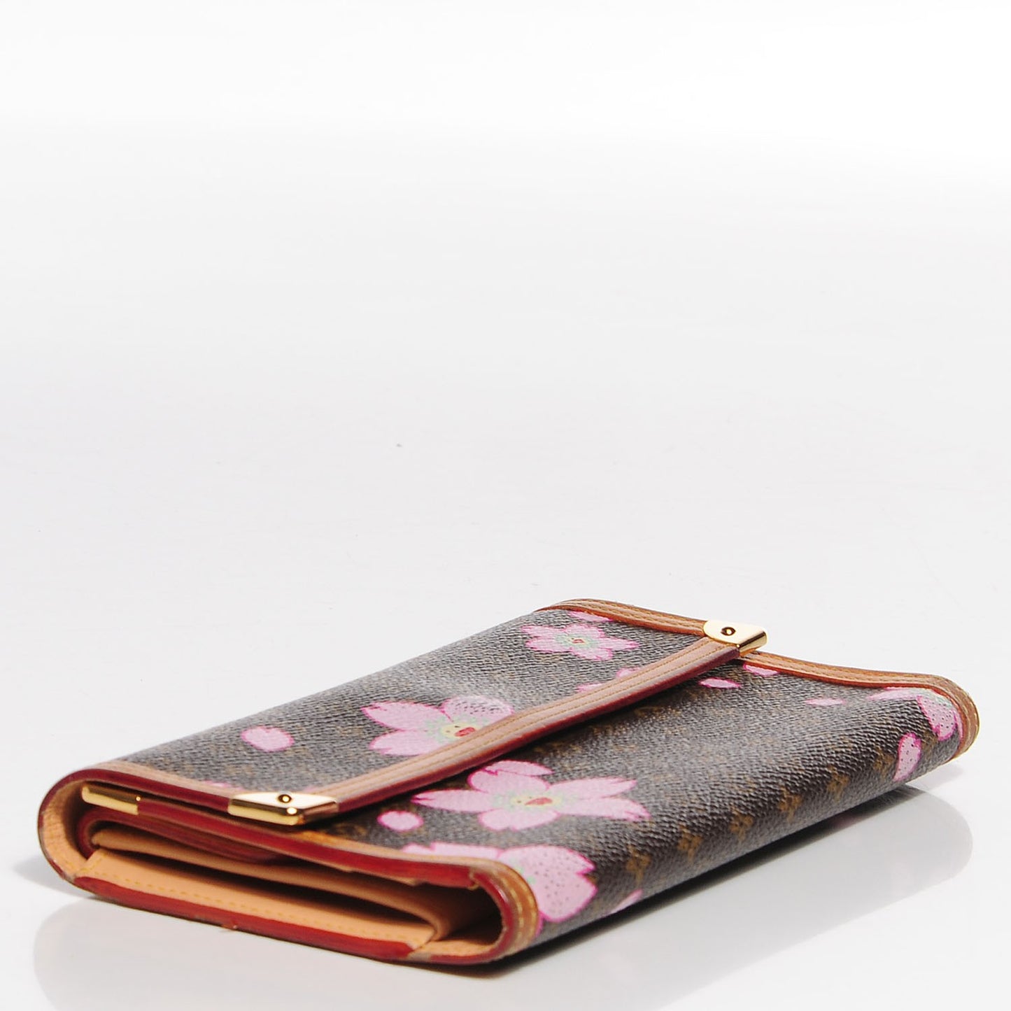 Monogram Cherry Blossom Porte Tresor International Wallet Brown