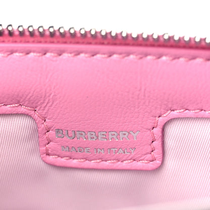 Burberry Lambskin Quilted Lola Double Pouch Crossbody Primrose Pink 5 of 5