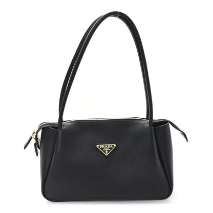 Prada Soft Calfskin Medium Darling Shoulder Bag Black 1 of 9