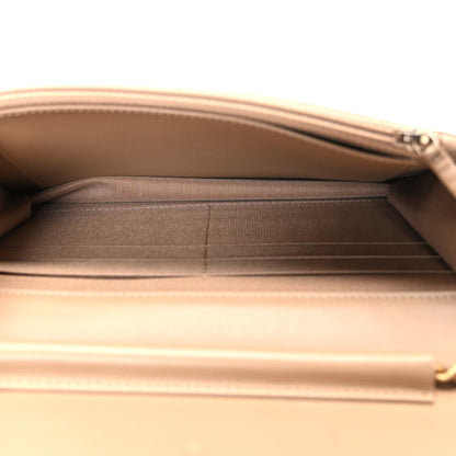 Chanel Caviar Quilted CC Filigree Wallet On Chain WOC Beige 5 of 11