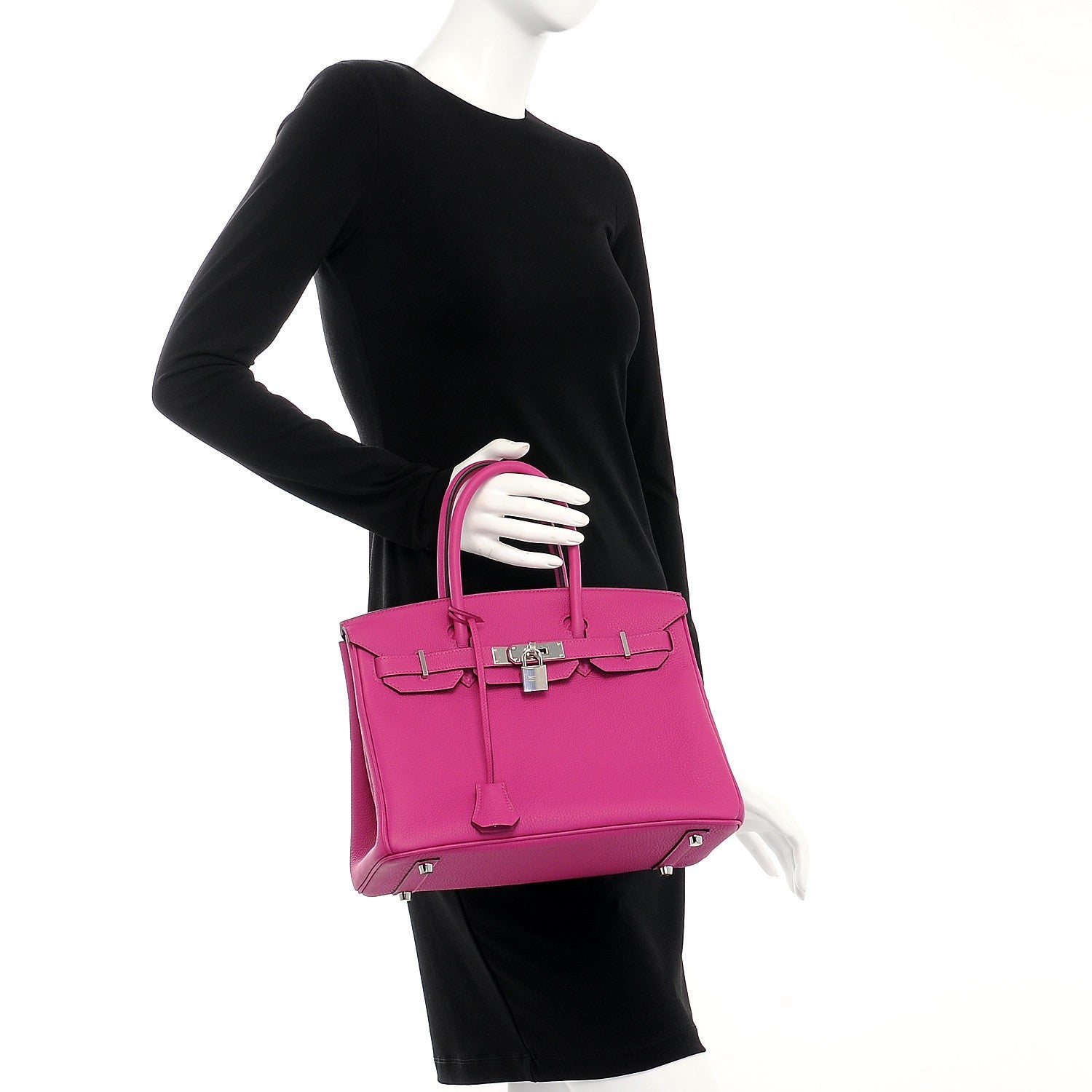 Hermes Togo Birkin 30 Rose Pourpre 2 of 29