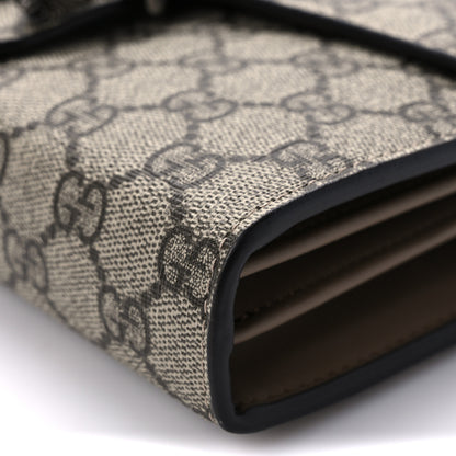 Gucci GG Supreme Monogram Mini Dionysus Chain Wallet Beige Taupe 8 of 8