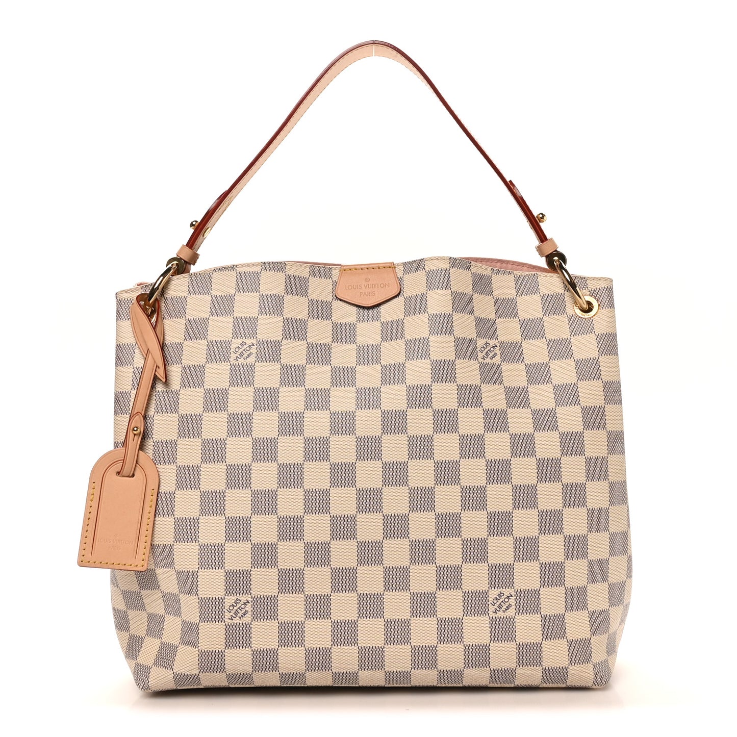Damier Azur Graceful PM Rose Ballerine